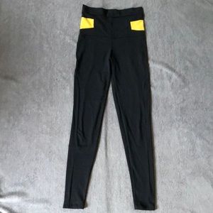 Live the Process Cosmic Legging Black Yellow XS